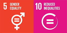 Goals : 5. gender equality, 10. reduced inequalities