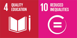 Goals : 4. quality educatio, 10. reduced inequalities
